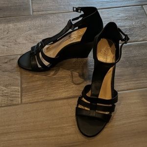 Jessica Simpson Mccorde Black Wedge Heel